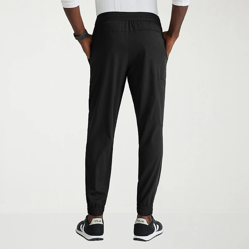 Grey's Anatomy™ by Barco Spandex Stretch Direct Grsp634 Striker 4-Pocket Jogger Mens Short Fabric Moisture Wicking Wrinkle Resistant Scrub Pant