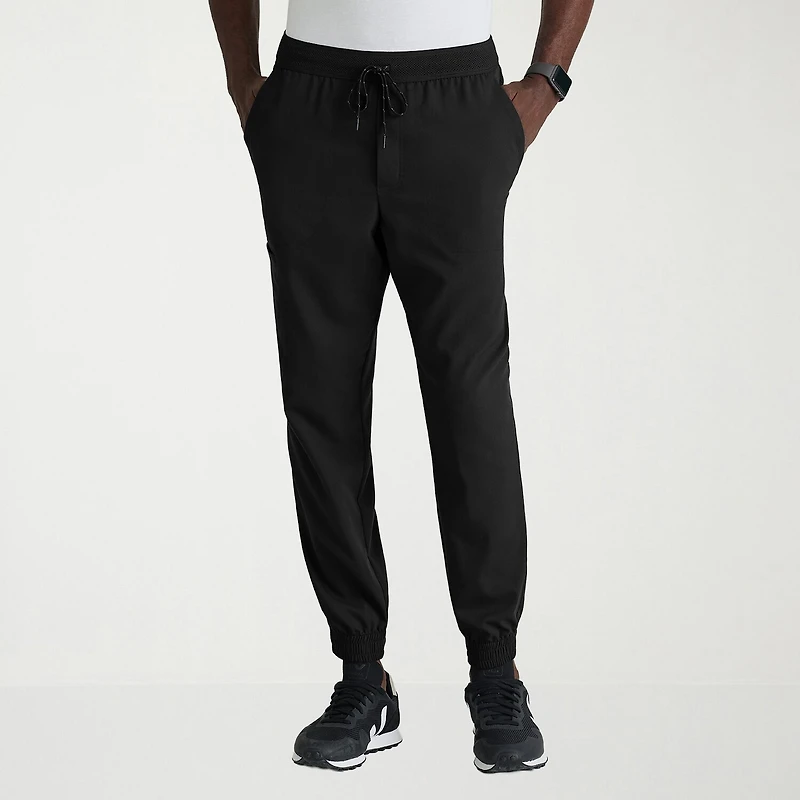 Grey's Anatomy™ by Barco Spandex Stretch Direct Grsp634 Striker 4-Pocket Jogger Mens Fabric Moisture Wicking Wrinkle Resistant Scrub Pant