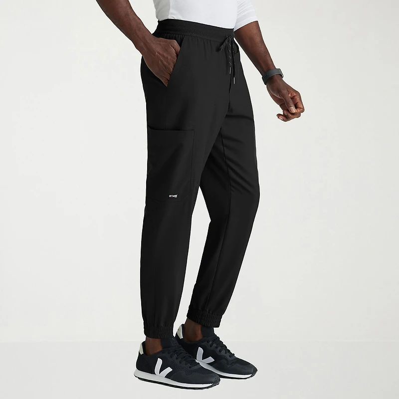Grey's Anatomy™ by Barco Spandex Stretch Direct Grsp634 Striker 4-Pocket Jogger Mens Big and Tall Fabric Moisture Wicking Wrinkle Resistant Scrub Pant