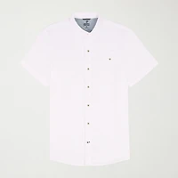 IZOD Dockside Chambray Mens Short Sleeve Classic Fit Button-Down Shirt