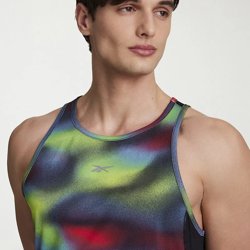 Reebok Mens Crew Neck Sleeveless Active Tank Top