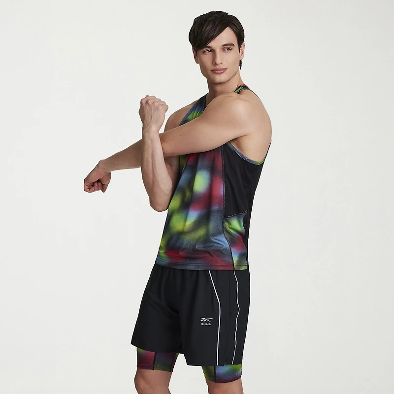 Reebok Mens Crew Neck Sleeveless Active Tank Top