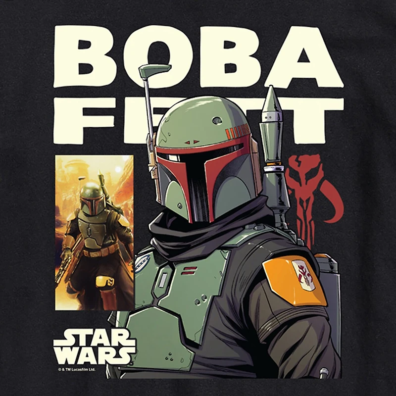 Novelty Mens Crew Neck Short Sleeve Regular Fit Star Wars Graphic T-Shirt