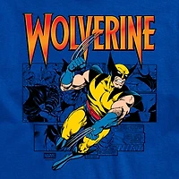 Novelty Mens Crew Neck Short Sleeve Regular Fit Marvel Graphic T-Shirt