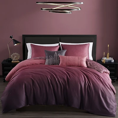 Bebejan Mauve Dreams 5-pc. REVERSIBLE Comforter Set