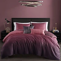 Bebejan Mauve Dreams 5-pc. REVERSIBLE Comforter Set