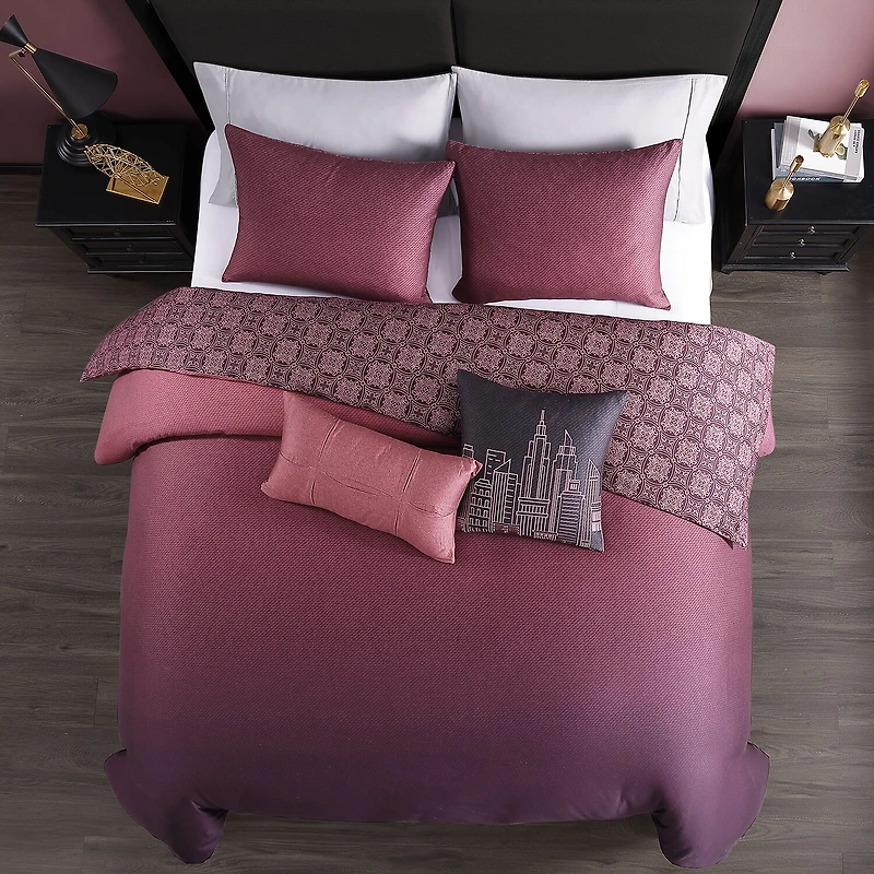 Bebejan Mauve Dreams 5-pc. REVERSIBLE Comforter Set