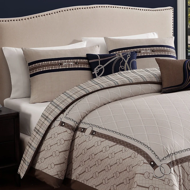Bebejan Equestrian 5-pc. Reversible Comforter Set