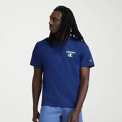 Champion Mens Crew Neck Short Sleeve Regular Fit Graphic T-Shirt