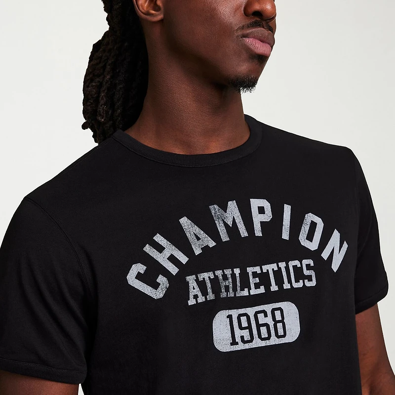 Champion Mens Crew Neck Short Sleeve Active T-Shirt