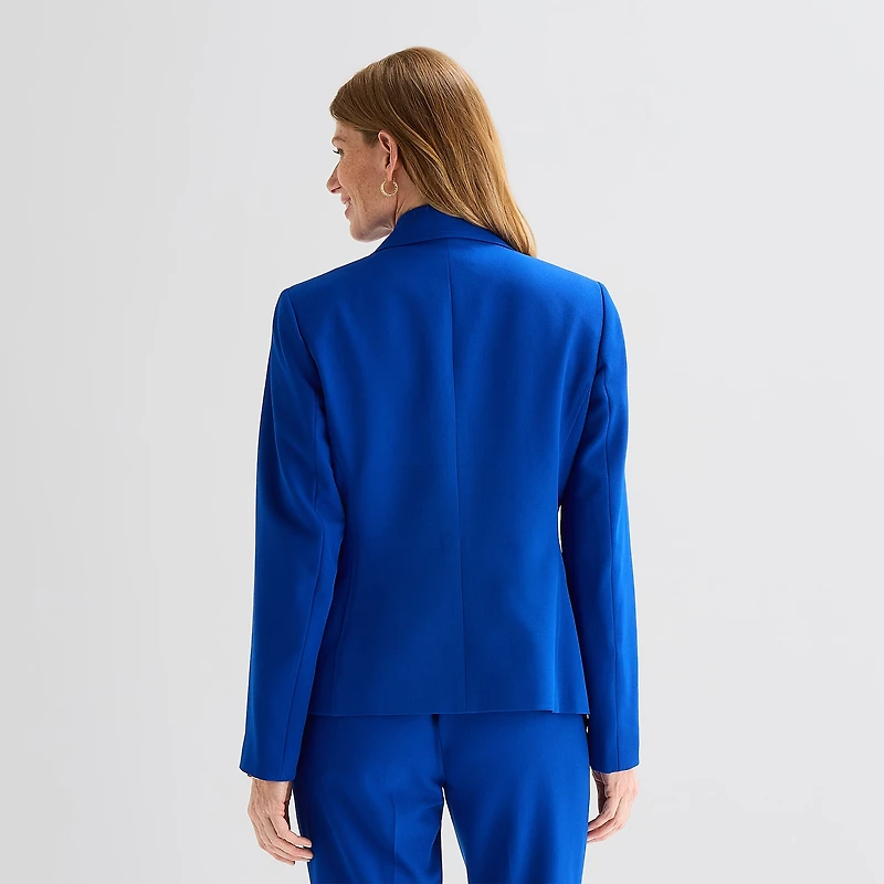 Black Label by Evan-Picone Womens Classic Fit Suit Jacket