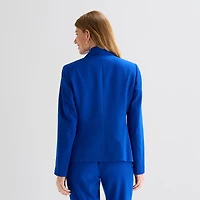 Black Label by Evan-Picone Womens Classic Fit Suit Jacket