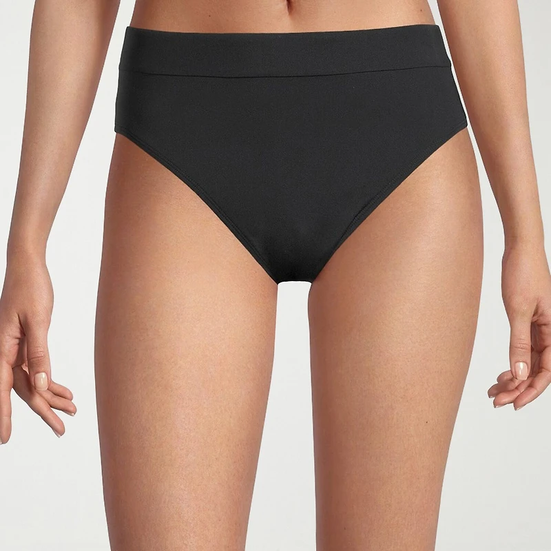 Mynah Womens Lined Moderate Coverage High Waist Bikini Swimsuit Bottom