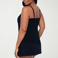Trimshaper Womens Floral Tankini Swimsuit Top