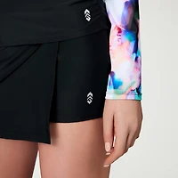 Free Country Womens Abstract Long Sleeve Swim Shirt