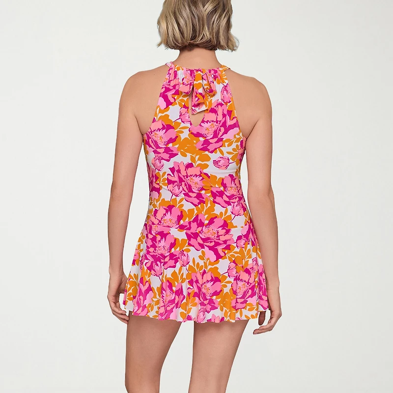 Liz Claiborne Womens Floral Swim Dress