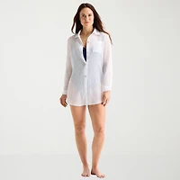 Sonnet Shores Womens Dress Swimsuit Cover-Up