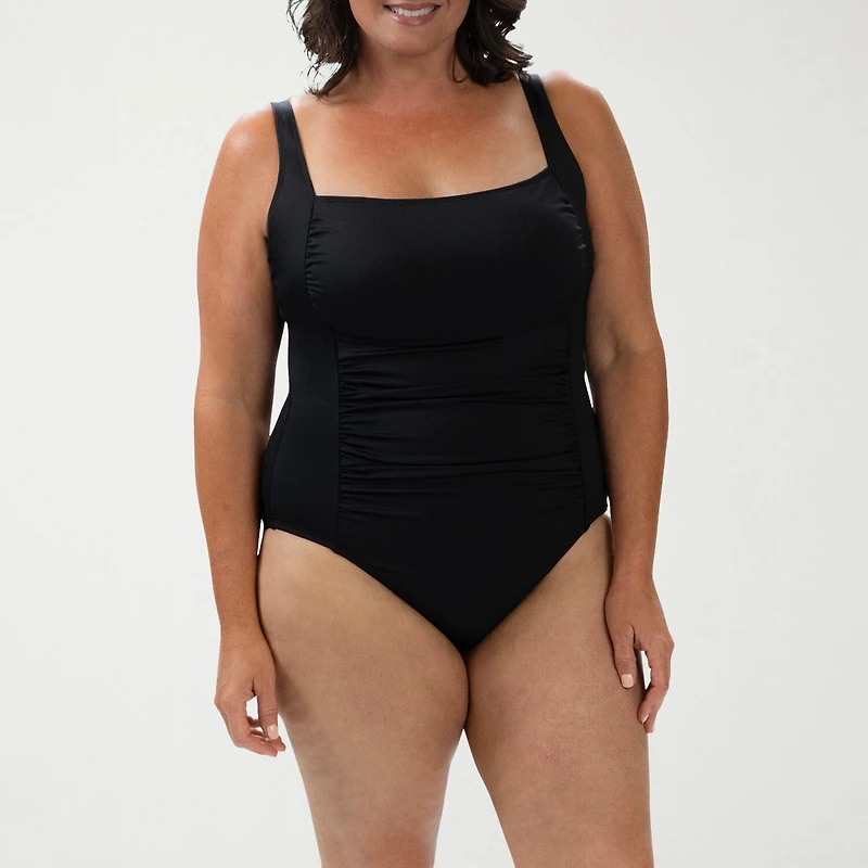 Dolfin Aquashape Women's Square Neck One-Piece Womens One Piece Swimsuit