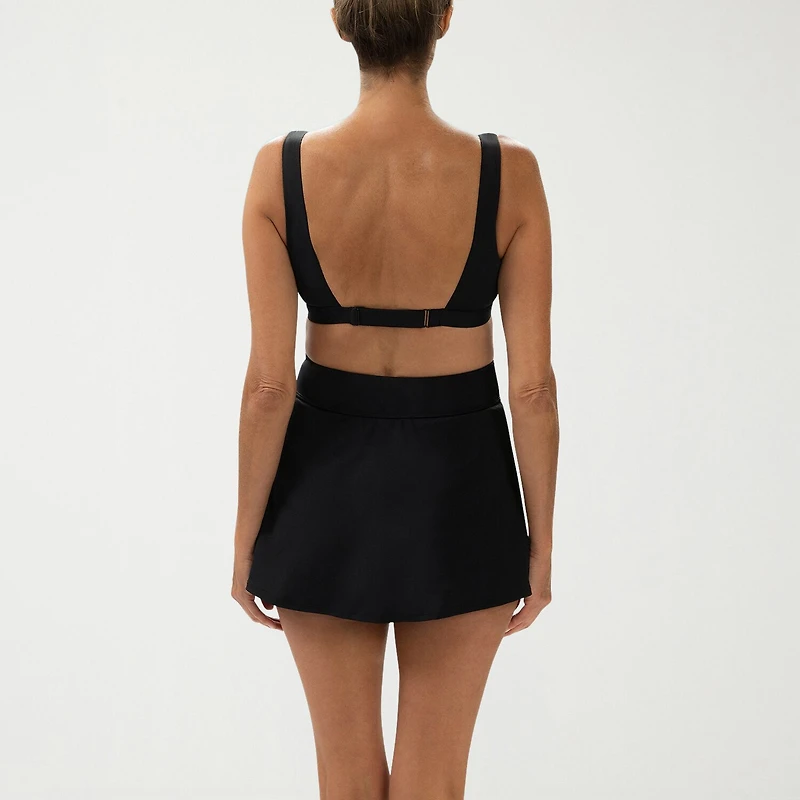 Dolfin Aquashape Women's High Waisted Skort Womens Quick Dry Swim Skirt
