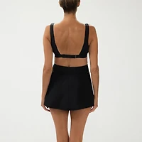 Dolfin Aquashape Women's High Waisted Skort Womens Quick Dry Swim Skirt
