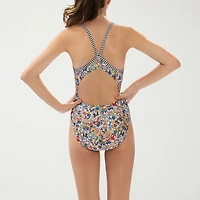 Dolfin Uglies Women'S Print V-2 Back 1-Piece Womens Moderate Coverage One Piece Swimsuit