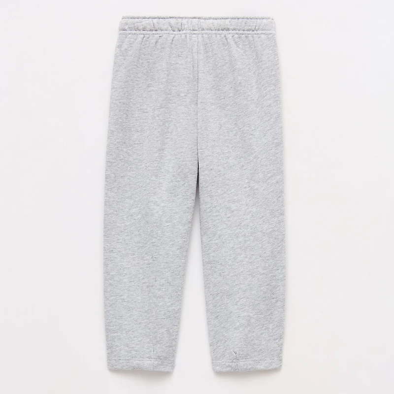 Okie Dokie Toddler & Little Girls Drawstring Waist Wide Leg Regular Fit French Terry Sweatpant