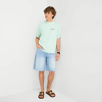 Arizona Mens Crew Neck Short Sleeve Boxy Fit Graphic T-Shirt