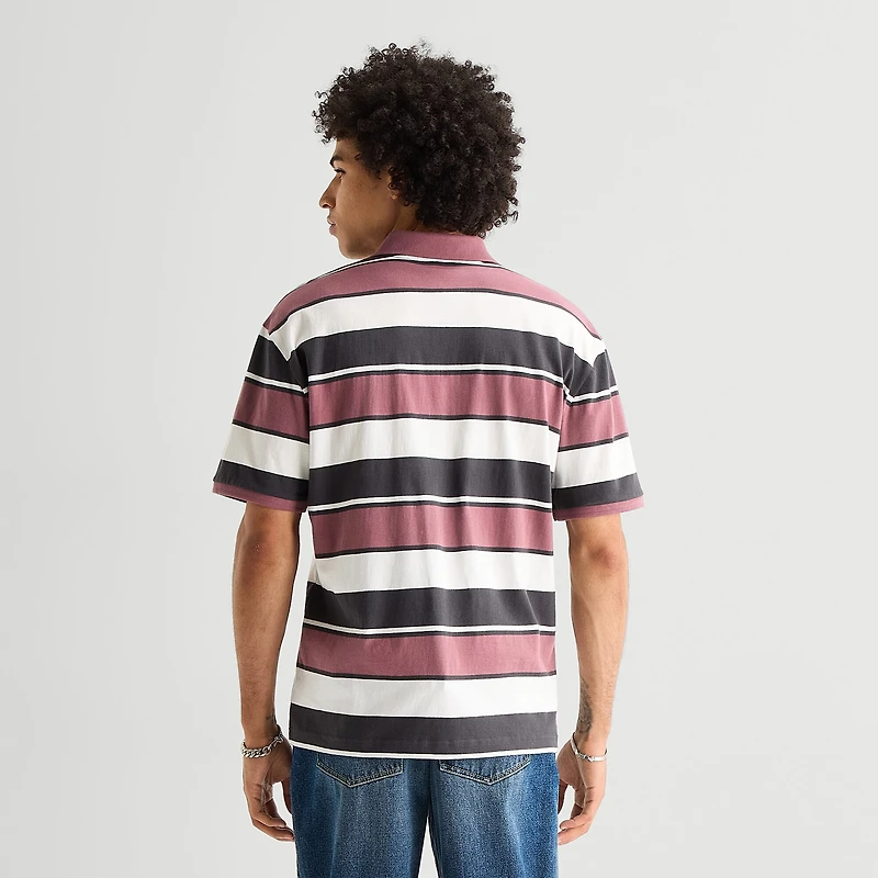 Arizona Mens Boxy Fit Short Sleeve Polo Shirt