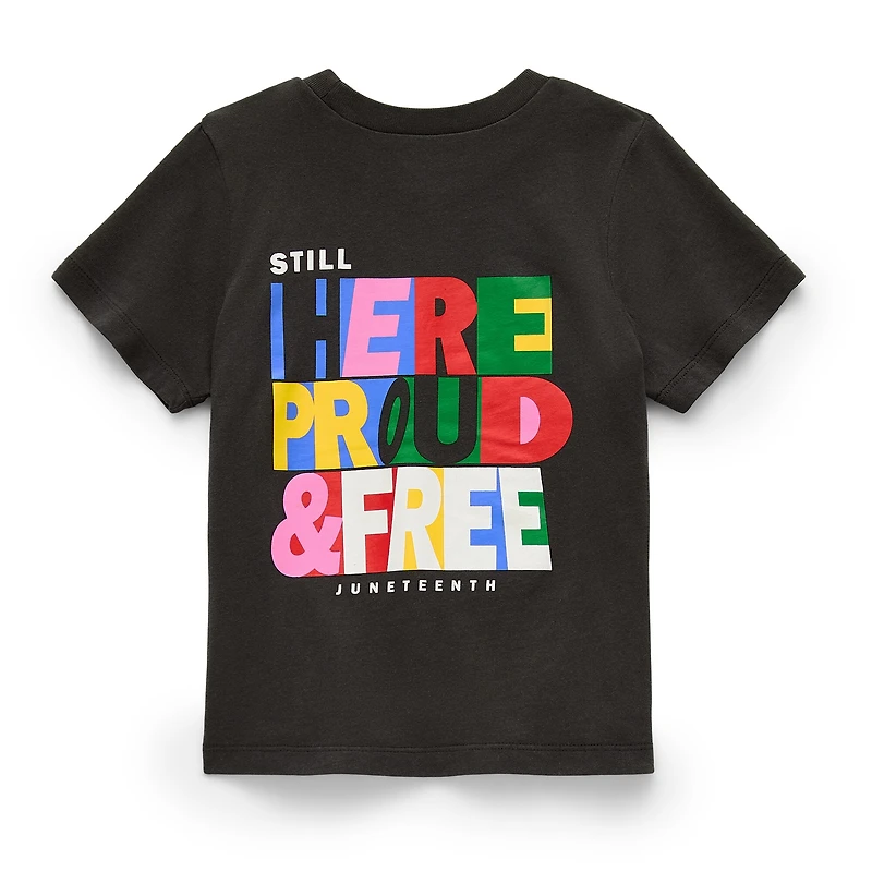 Hope & Wonder Juneteenth Unisex Crew Neck Short Sleeve Regular Fit Graphic T-Shirt