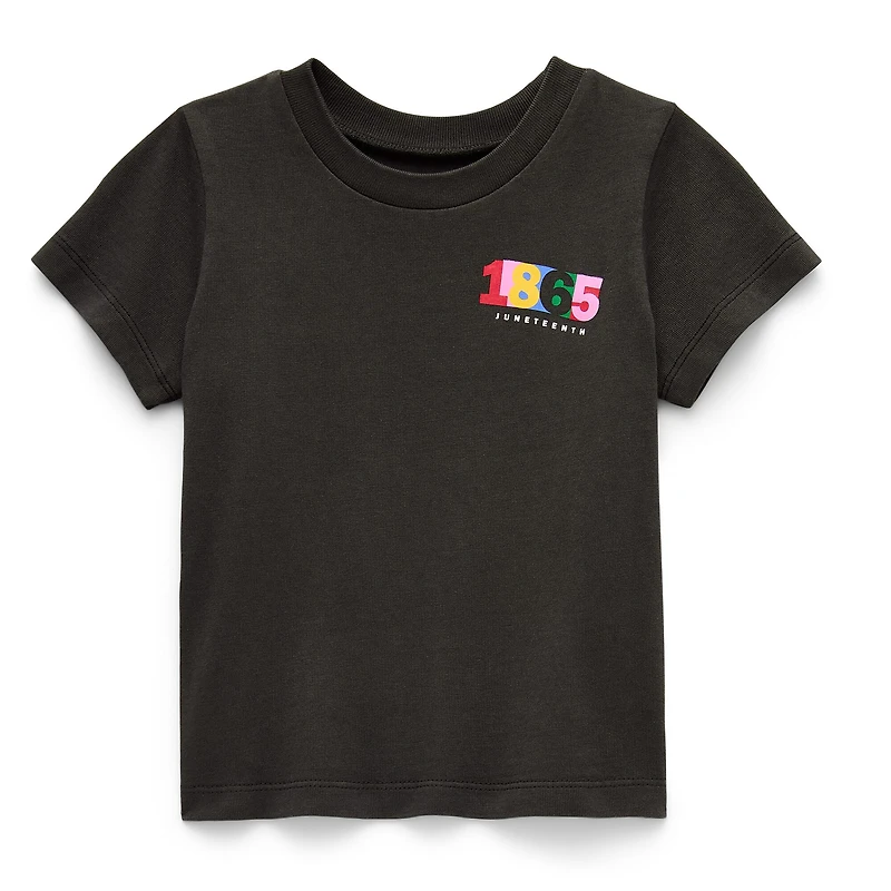 Hope & Wonder Juneteenth Baby Mens Crew Neck Short Sleeve Regular Fit Graphic T-Shirt