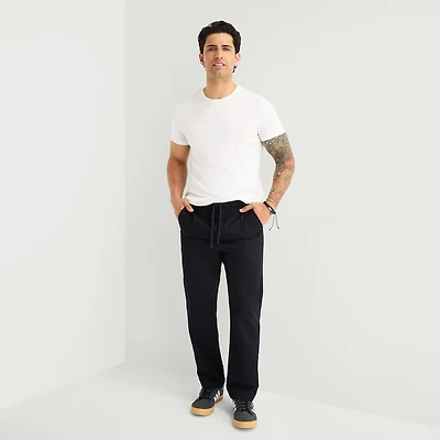 mutual weave Mens Regular Fit Pull-On Pant