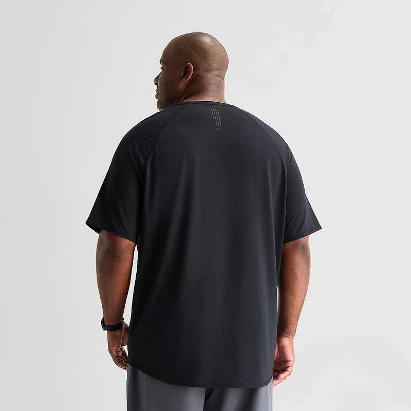 Xersion Mens Crew Neck Short Sleeve Quick Dry Big T-Shirt