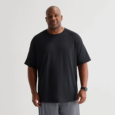 Xersion Mens Crew Neck Short Sleeve Quick Dry Big T-Shirt