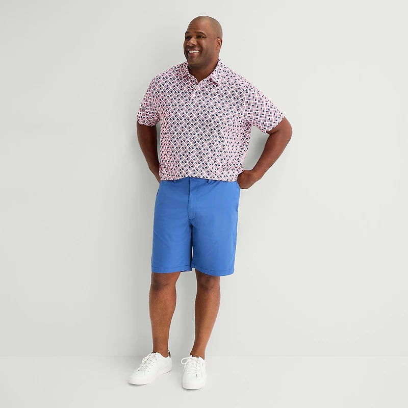 St. John's Bay Performance Big and Tall Mens Classic Fit Short Sleeve Polo Shirt