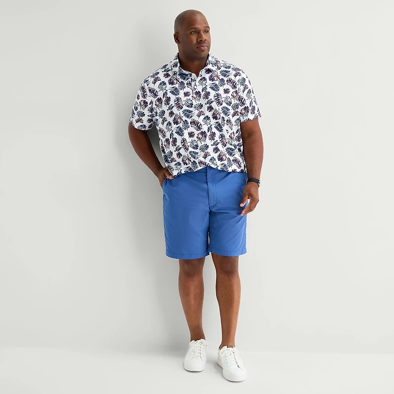 St. John's Bay Performance Big and Tall Mens Classic Fit Short Sleeve Polo Shirt
