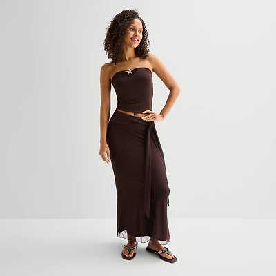 Forever 21 Womens Juniors Maxi Skirt