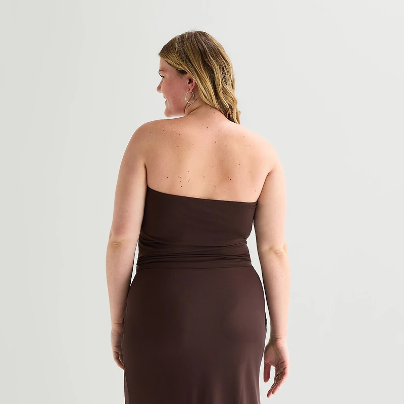 Forever 21 Womens Juniors Plus Tube Top