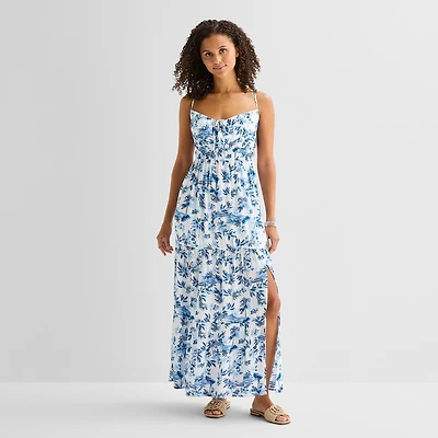 Arizona Womens Juniors Sleeveless Maxi Dress