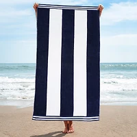 SUPERIOR® Cabana Stripe Oversized Quick Dry Beach Towel