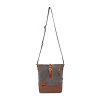TSD Brand Redwood Crossbody Messenger Bag