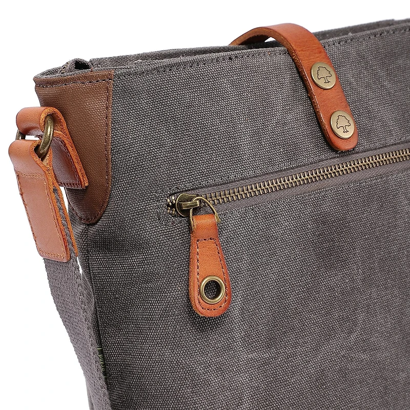 TSD Brand Redwood Crossbody Messenger Bag