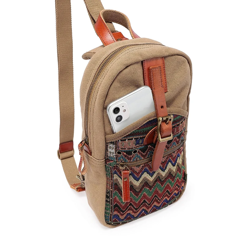 TSD Brand Four Season Sling Bag Unisex Adult Adjustable Straps Backpack