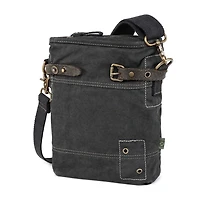 TSD Brand Coastal Zippered Crossbody Messenger Bag