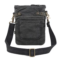 TSD Brand Coastal Zippered Crossbody Messenger Bag