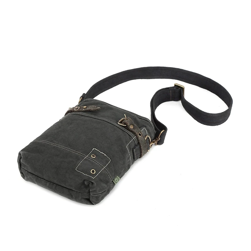 TSD Brand Coastal Zippered Crossbody Messenger Bag