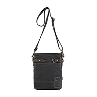 TSD Brand Coastal Zippered Crossbody Messenger Bag