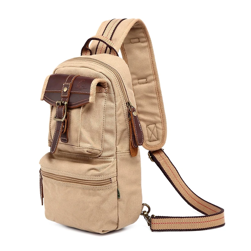 TSD Brand Turtle Ridge Sling Unisex Adult Adjustable Straps Padded Backpack