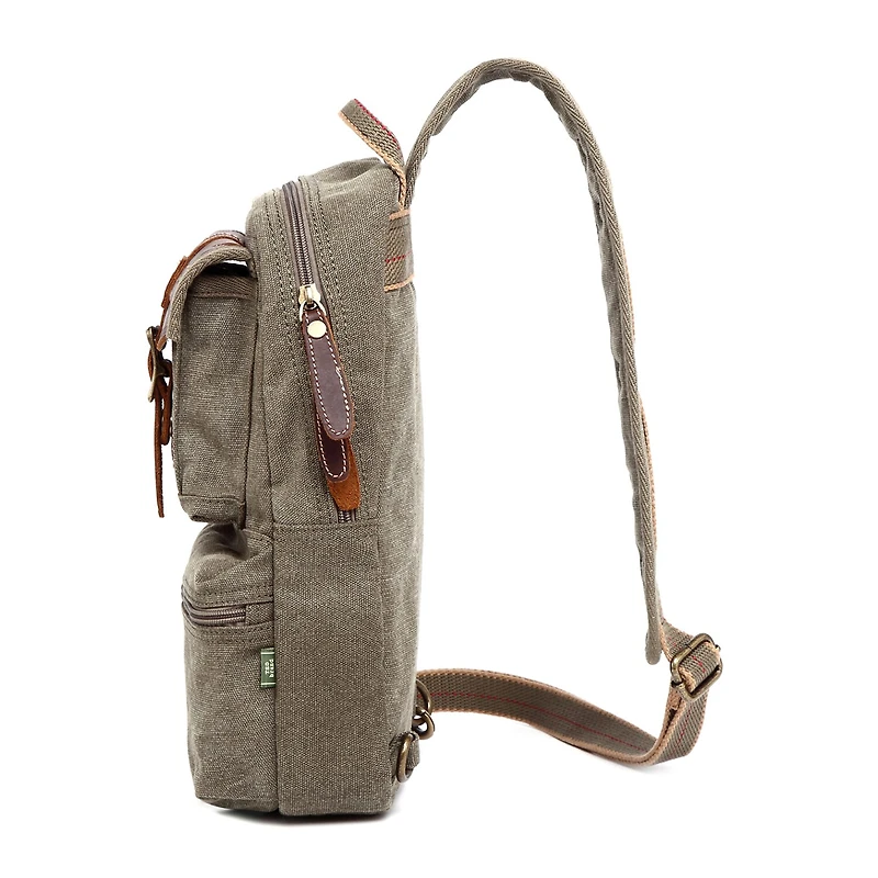 TSD Brand Turtle Ridge Sling Unisex Adult Adjustable Straps Padded Straps Backpack