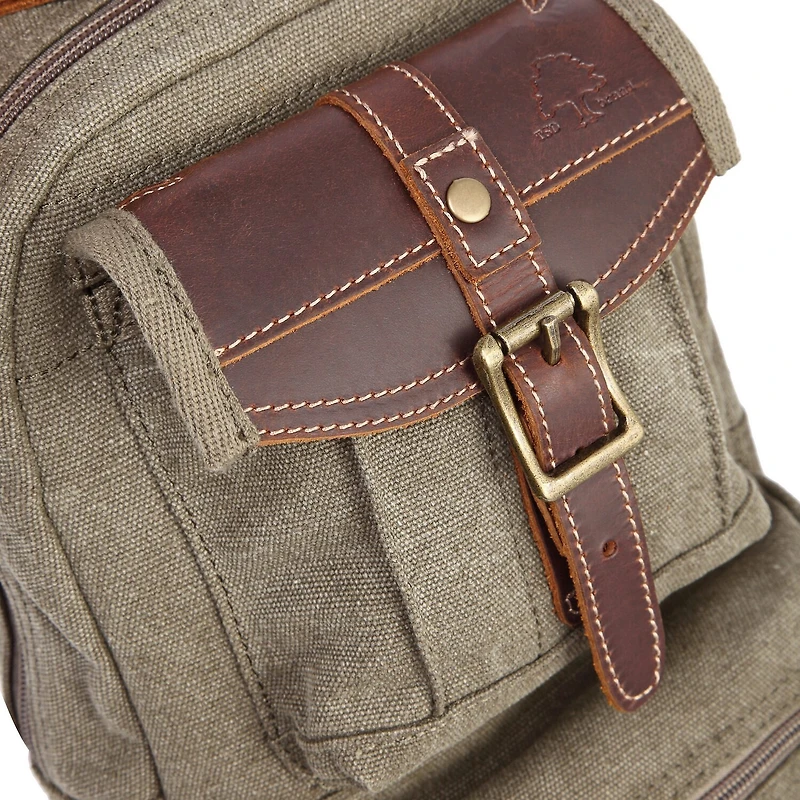 TSD Brand Turtle Ridge Sling Unisex Adult Adjustable Straps Padded Straps Backpack