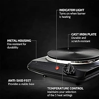 Ovente Cast - Iron Electric Burner